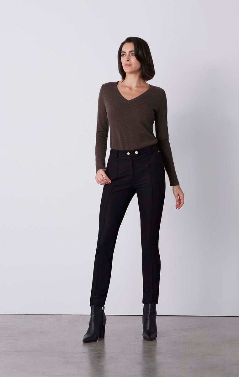 Buy Show Jumper Stretch Faux-Suede Leggings online - Carlisle Collection