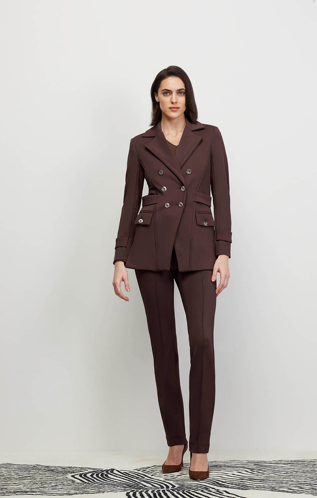 Trailblazer - Italian Ponte-Trimmed Twill Jacket - Ecomm Image