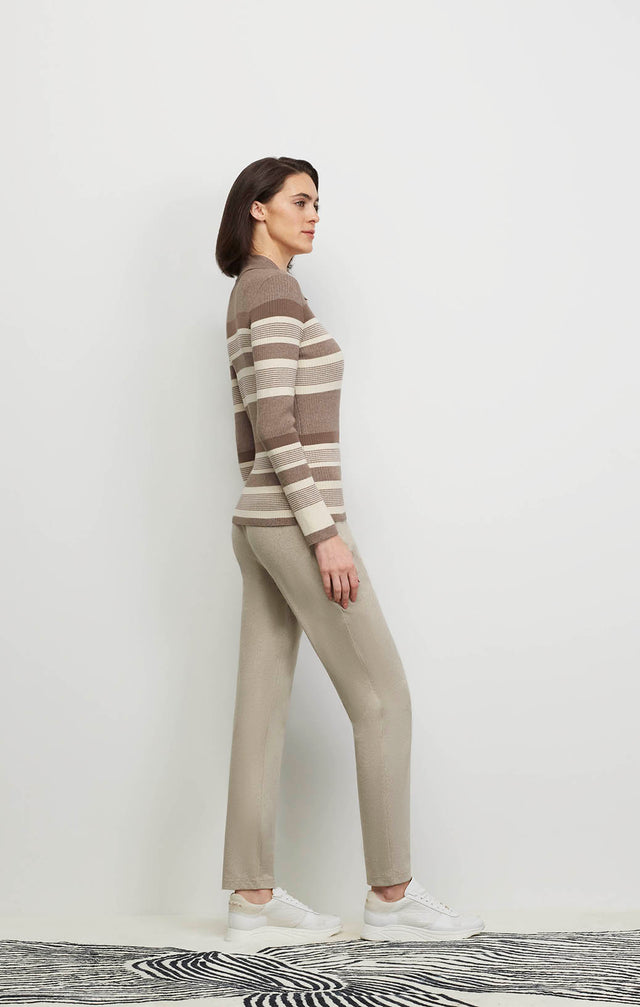 Greenwich - Pullover Striped Polo Sweater - Ecomm Image