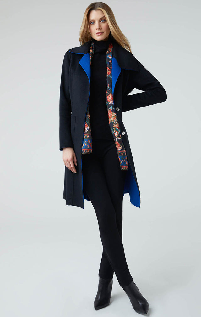 Gemini - Reversible Double-Faced Wool Coat - Lookbook Image