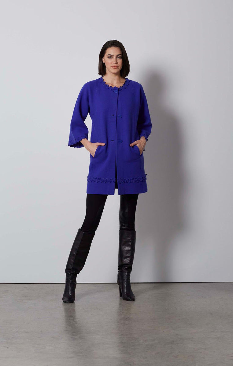 Merino wool sweater on sale coat