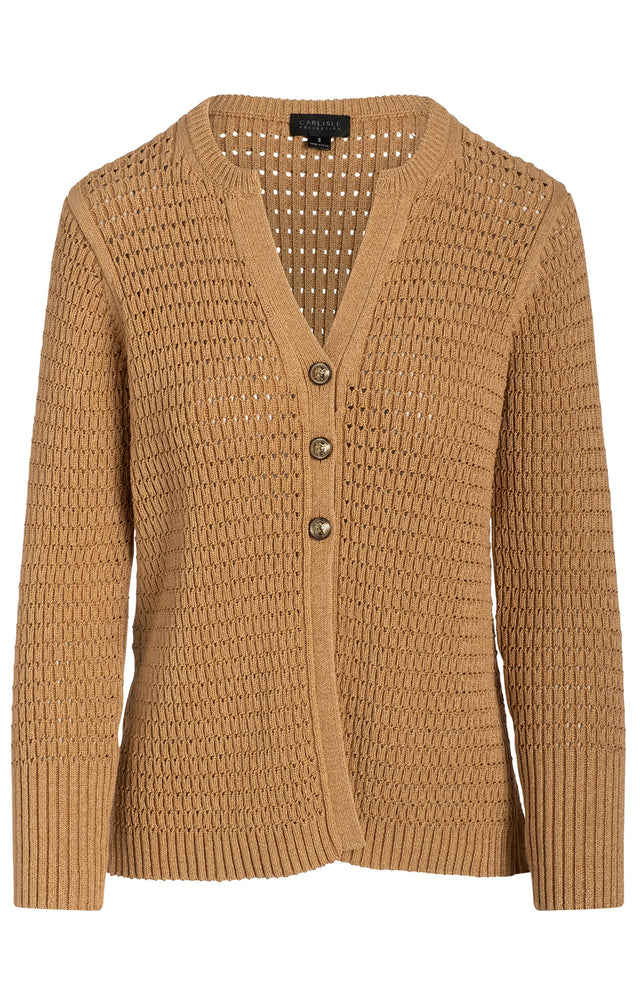 Macchiato - Sustainable Cotton Cable Cardigan