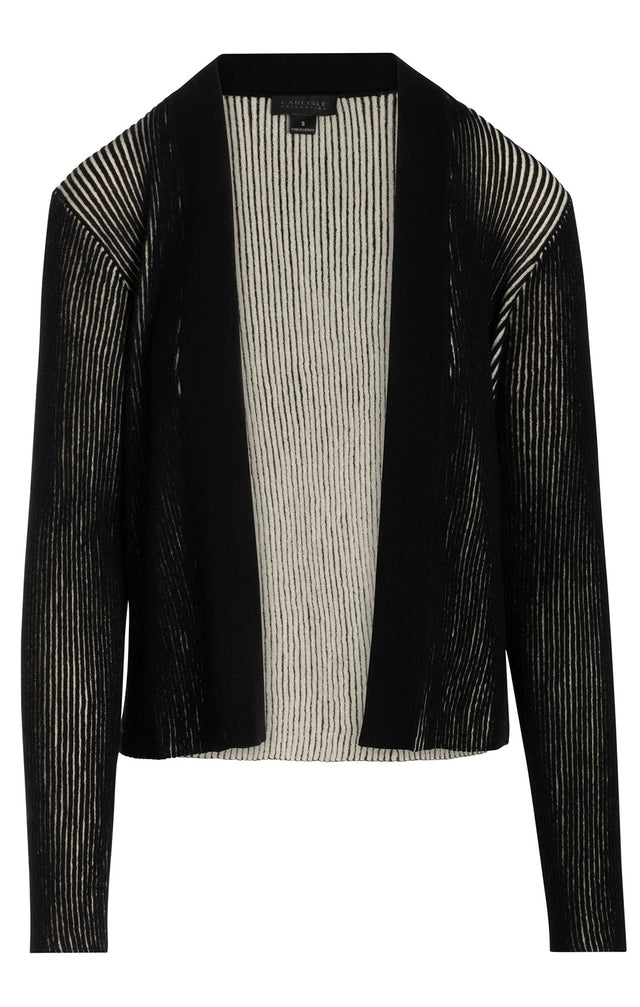 Pied - Striped Cashmere Cardigan