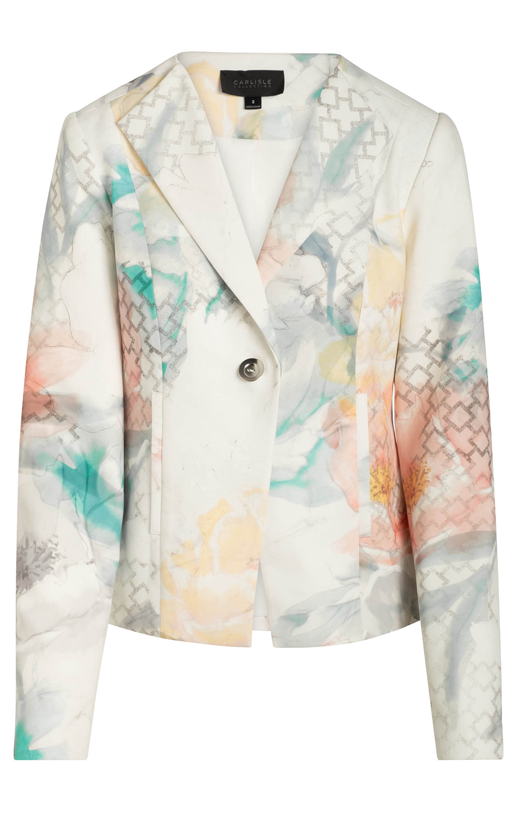 Rejuvenate - Floral-Print Spanish Crêpe Blazer