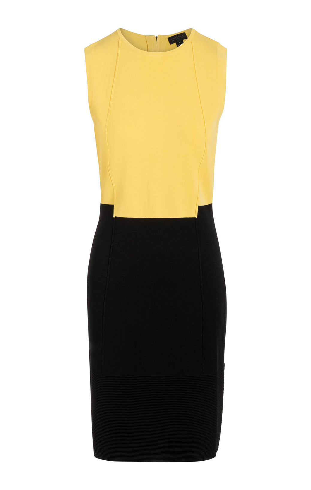 Sunflower - Colorblock Intarsia Stretch Knit Dress