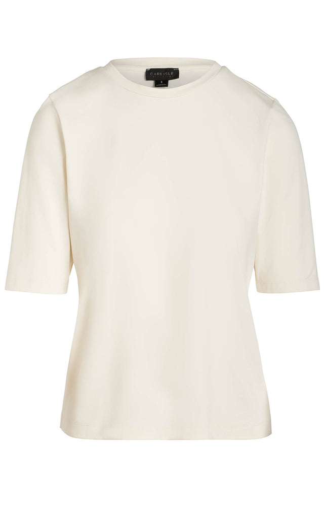 Victor - Ivory Second-Skin Super Stretch Nylon Tee