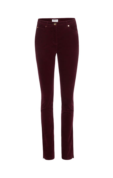 VELVET JEGGINGS WITHOUT POCKET