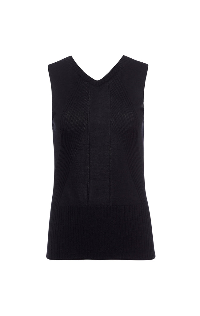 Shop Carlisle Collection - REINHARDT -Reversible Black Cashmere Shell ...