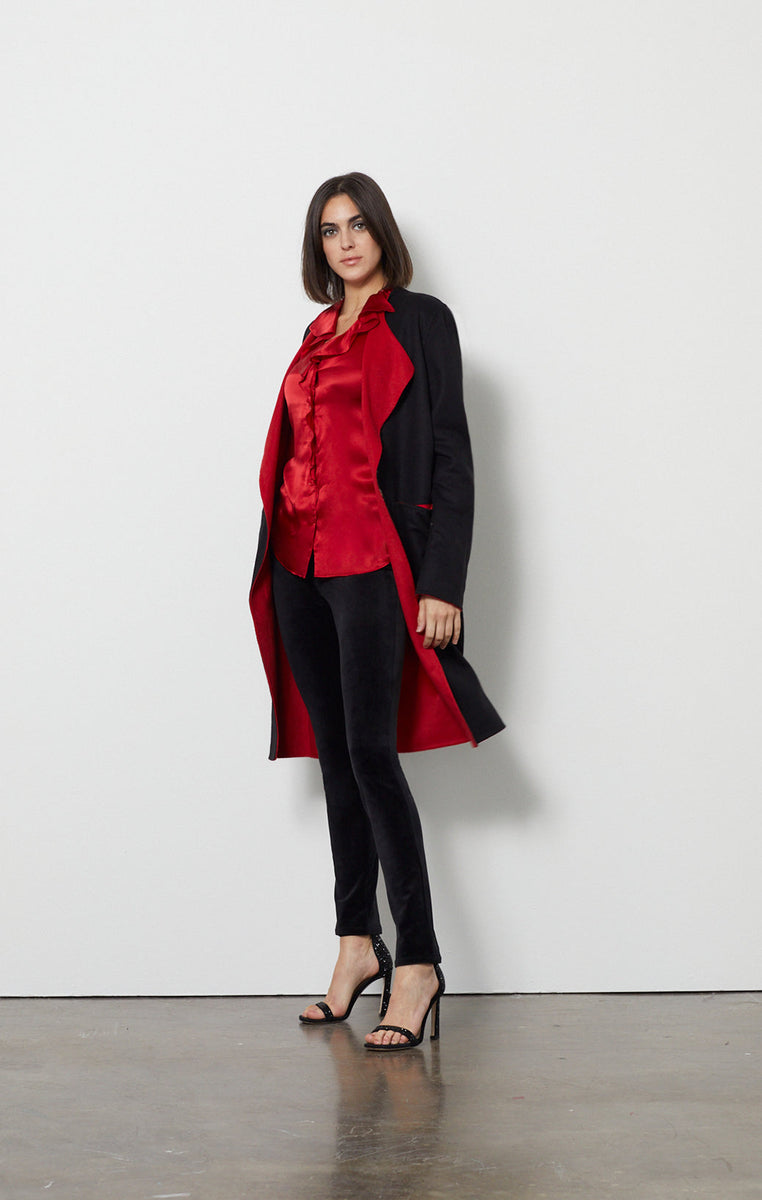 Cherry hot sale red coat